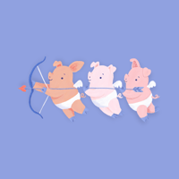 Image 1 of Cupigs Sticker