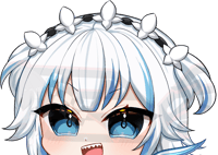 Gura Chibi Peeker Sticker