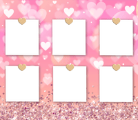 Image 2 of Pink Heart Glitter Photo Tumbler
