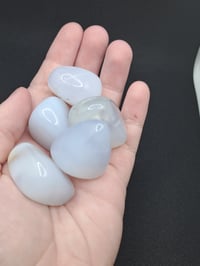 Image 4 of Large Blue Chalcedony Tumbles 