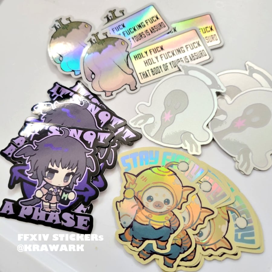FFXIV specialty stickers