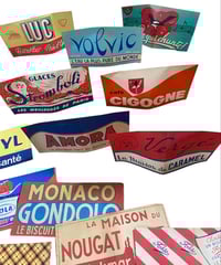 Image 1 of Tour de France paper hats from the advertising  caravan - 19 units