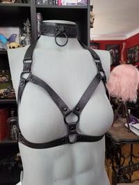 Black glitter harness