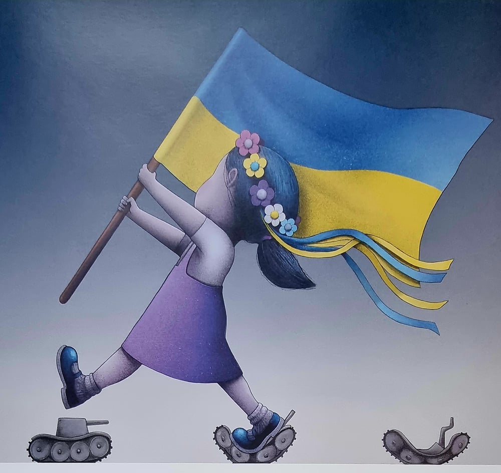 SETH "L'UKRAINE EN MARCHE" 70CM X 50CM