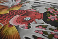 Image 2 of Red Koi (Print)