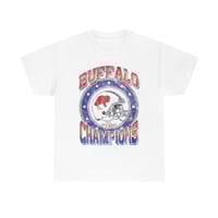 Image 2 of Distressed '20-'22 AFC East Champions Unisex Heavy Cotton Tee