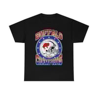 Image 3 of Distressed '20-'22 AFC East Champions Unisex Heavy Cotton Tee