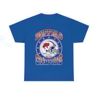Image 4 of Distressed '20-'22 AFC East Champions Unisex Heavy Cotton Tee