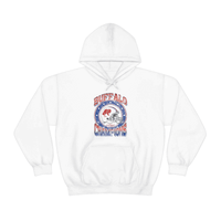 Image 1 of Distressed '20-'22 AFC East Champions Heavy Blend Hooded Sweatshirt