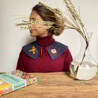 Image 1 of Peter Pan collar embroidered with beads