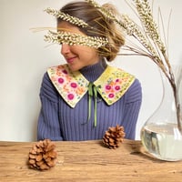 Image 1 of The Meadow  embroidery detachable collar