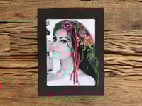 Image 1 of Hand embroidered photograph of Sofia Loren