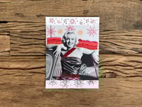 Image 3 of Hand embroidered photograph of Marilyn Monroe