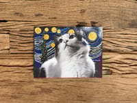 Image 3 of Hand Embroidered Cat Photo