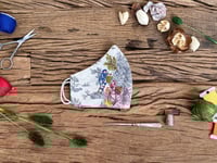 Image 3 of Toile de jouy grey mask