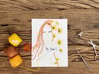 Image 4 of Hand embroidered photograph of Brigitte Bardot