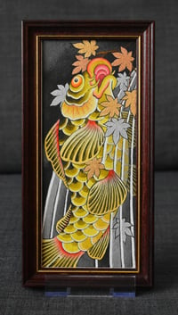 Image 2 of Golden Koi (Original Paintings - Pair)