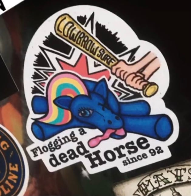 Image of Dead horse sticker 
