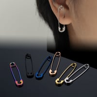 Image 1 of Safety Pin Earrings