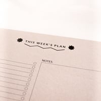 Image 2 of Weekly Planner Pad by Maria Rikteryte