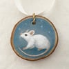 Original Art: Cedar Mouse wall hanging