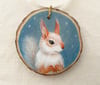 Original Art: Cedar Squirrel Wall Hanging
