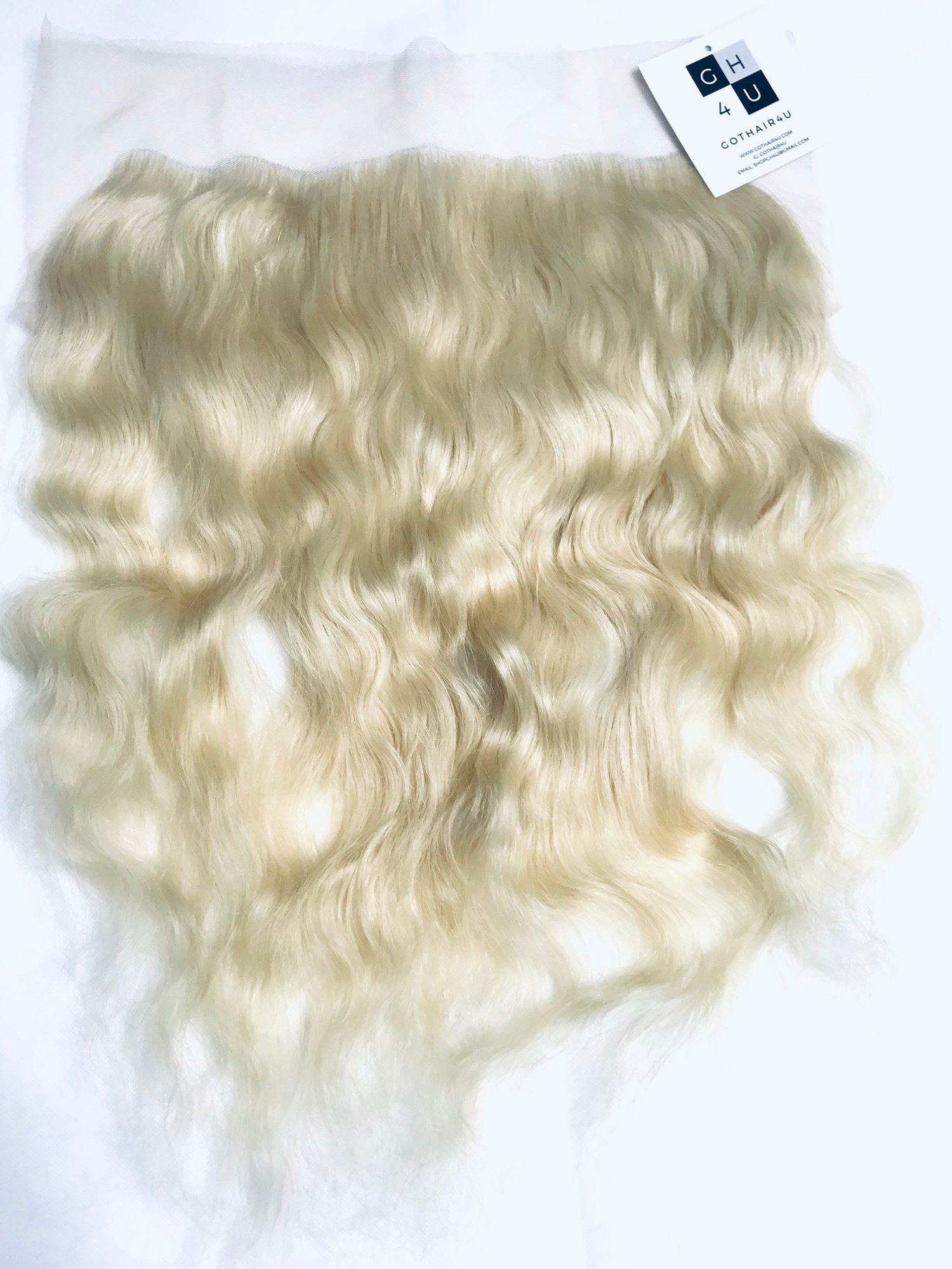 Image of ATOMIC BLONDE NATURAL WAVE TRANSPARENT FRONTAL