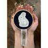 Winter Prince: Snowshoe Hare Wall Hanging