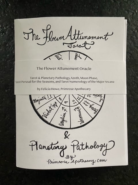 The Flower Attunement Oracle 5-zine bundle by Felicia Howe, Primrose Apothecary 