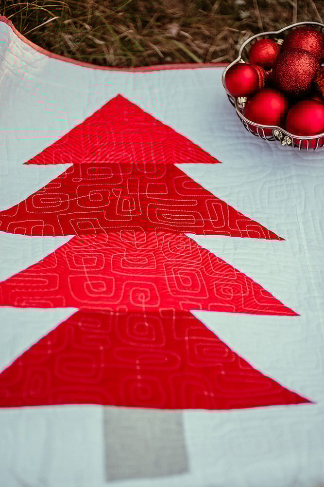 Scandinavian Tomte Quilt / Patterns by Rebecca Mae Designs