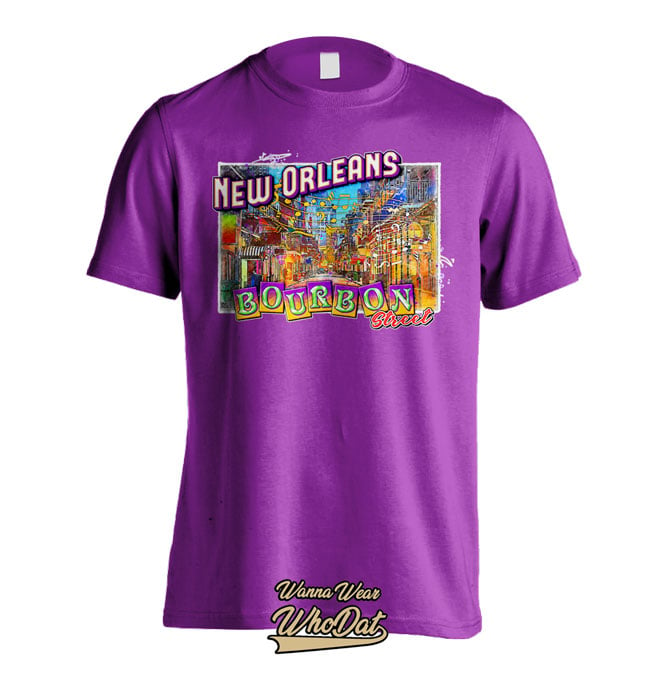 New Orleans Bourbon St Tee