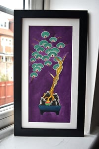Image 2 of Purple Bonsai (Original)