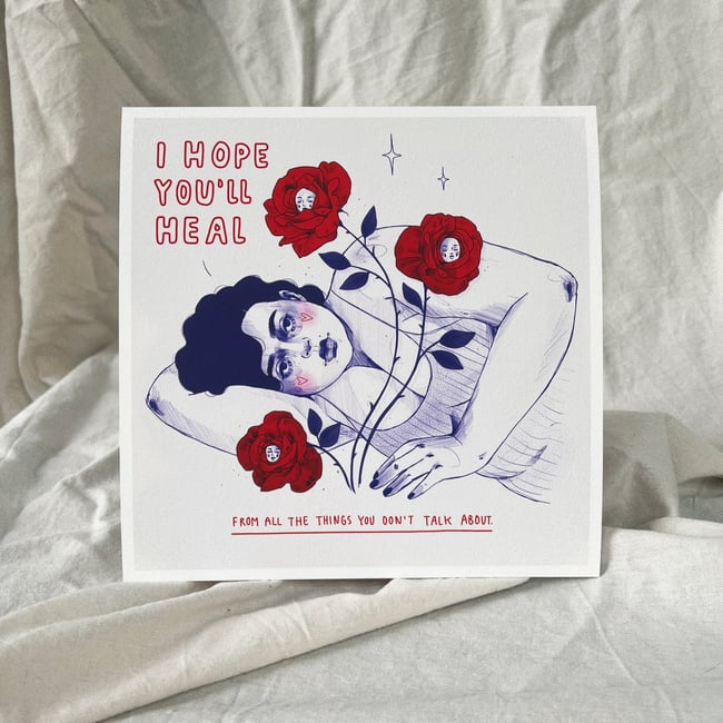 HEAL – FineArt Print (20x20cm) GROWTOBER