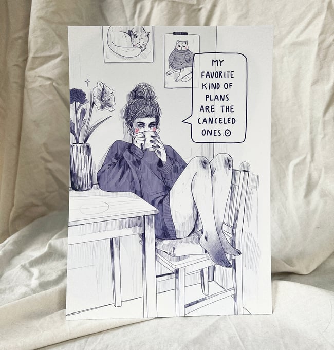 PLANS – A4 FineArt Print