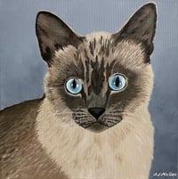 Image 3 of Custom Pet Portrait  - Acrylic on Stretched Canvas