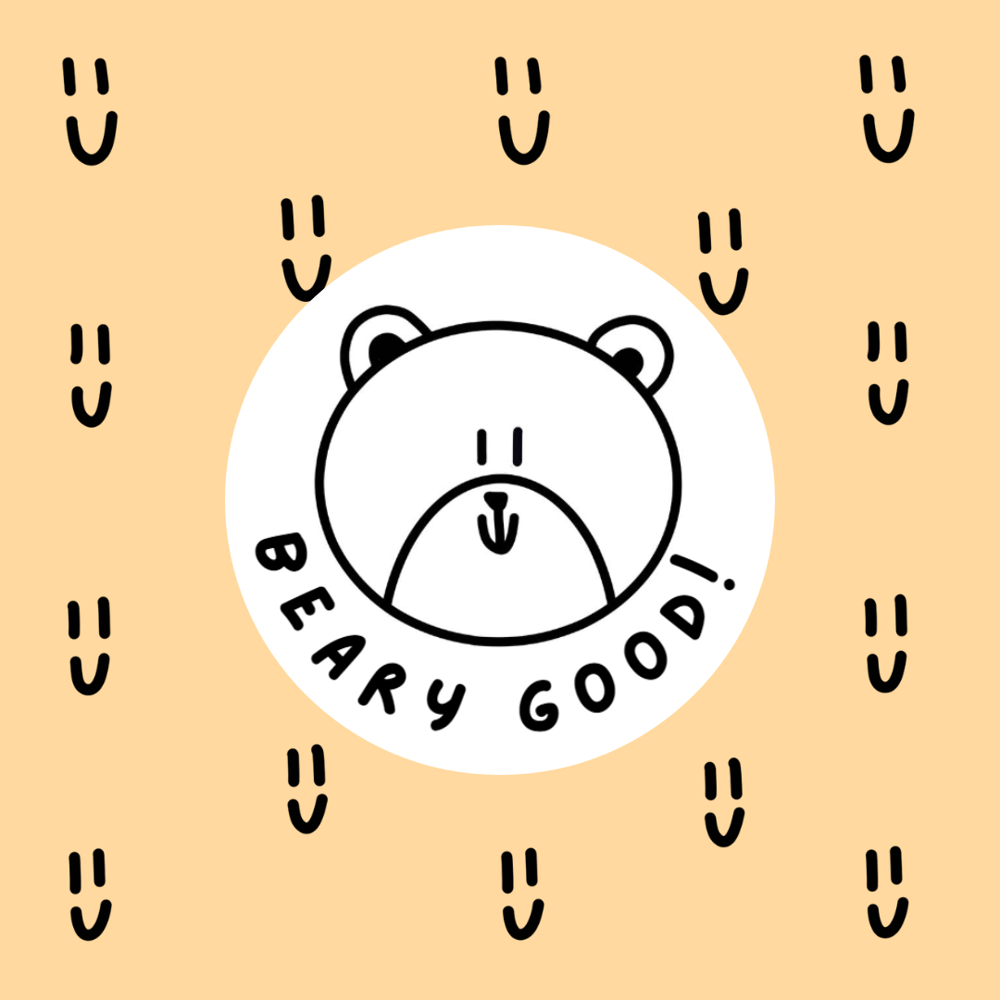 Derpy Beary Good! Stamp