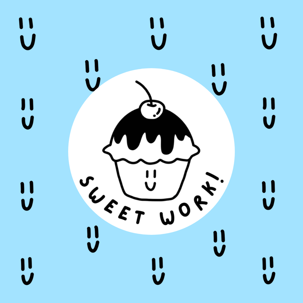 Derpy Sweet Work! Stamp
