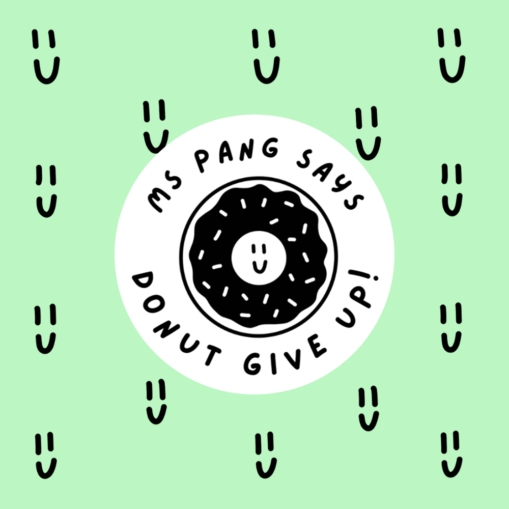 Derpy Donut Give Up! Stamp
