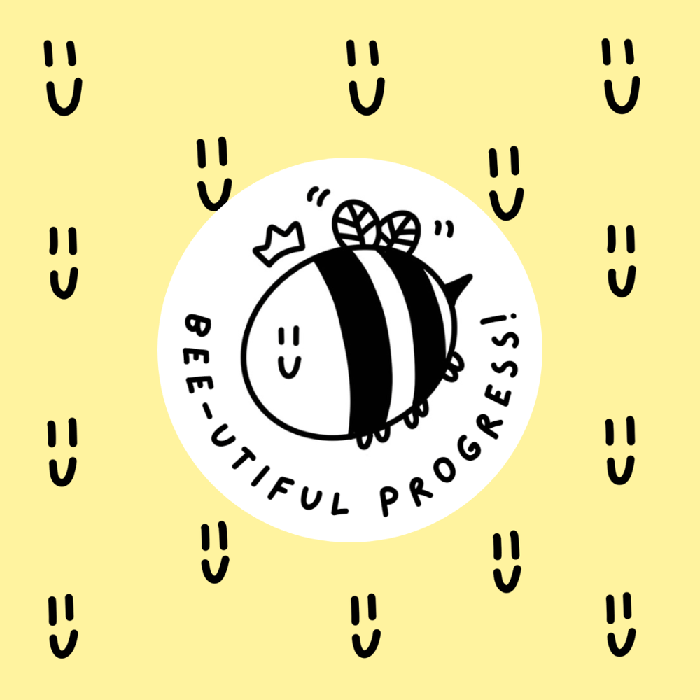 Derpy Bee-utiful Progress! Stamp