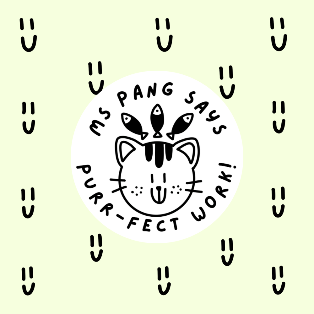 Derpy Purr-fect Work! Stamp