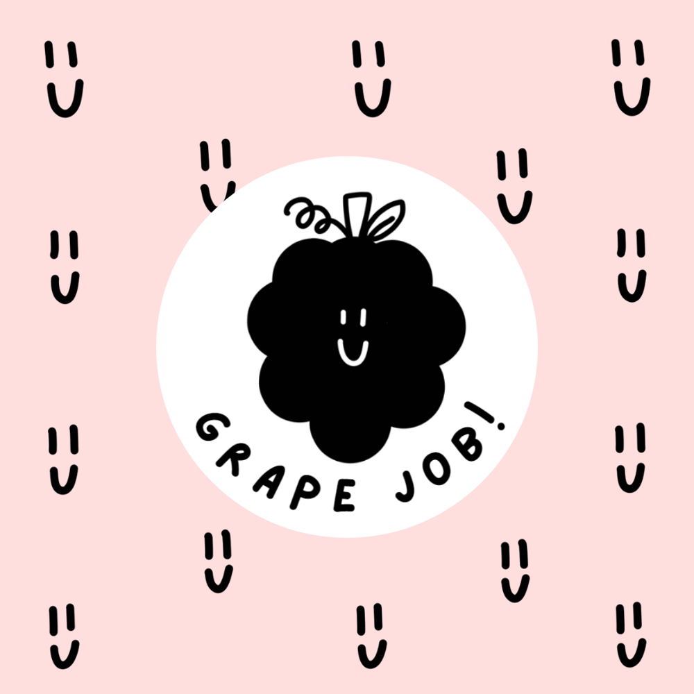 Derpy Grape Job! Stamp