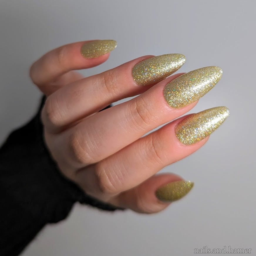 Silver and Gold Nail Polish
