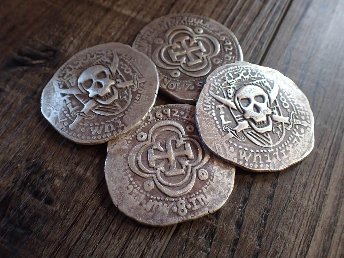 "The Quintessential Pirate" 8 reales "Piece of 8!" | The Black Spot Guild