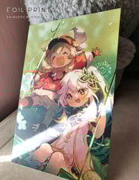 Image 4 of GENSHIN IMPACT SPYXFAMILY | 4"X6" 11"X17" FOIL PRINTS