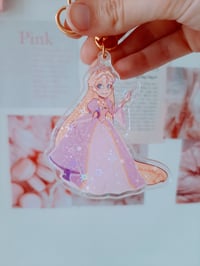 Image 2 of Holographic Princess Keychains