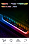 ( 2 PCS Rear Door) Car door light logo Projector Laser lamp USB Power Moving [customized]