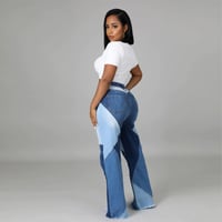 Image 2 of Patch work jeans
