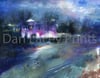 Canvas Print / "Paisley Park Lake Ann View at Night" from Original Dan Lacey Painting