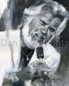 Canvas Print / "Kenny Rogers" from Original Dan Lacey Painting