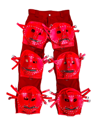 Image 1 of Gimp Pants (Red)† 